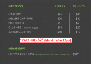 Rowville Lake Golf Latest Price